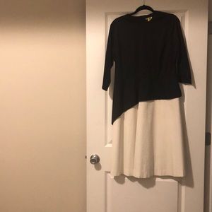 Black and white dress